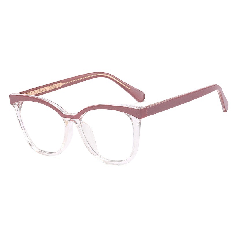 82073 gafas negras miopía gafas de mujer anti-azul claro caja lisa marco grande marco de gafas lisas de estilo europeo y americano