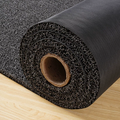 Avtomobil döşəmə paspasları — Carpet PVC Nail Bottom Thickened - gray-flat-wire-loop-15mm-6080cm