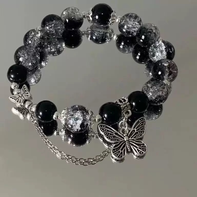 M746 [Black Bead Black Bead Butterfly]