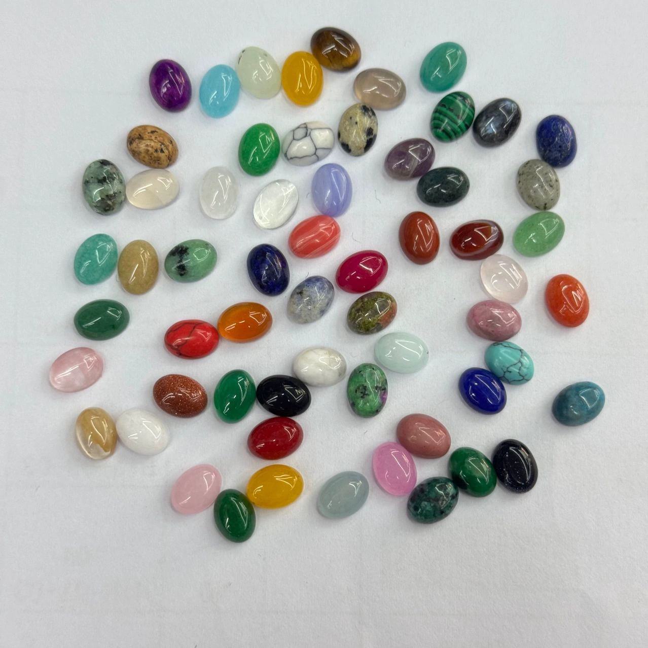 Organic gemstone for ring, accessories, 6x, x8, DIY