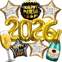 G 33614 New Year Balloon Set Bottle Star Round ����������װ