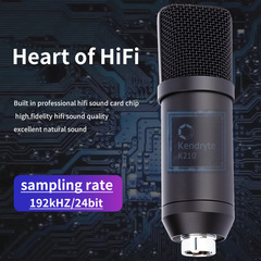 USB電容麥克風手機電腦直播k歌錄音降噪大振膜話筒直播設備套裝