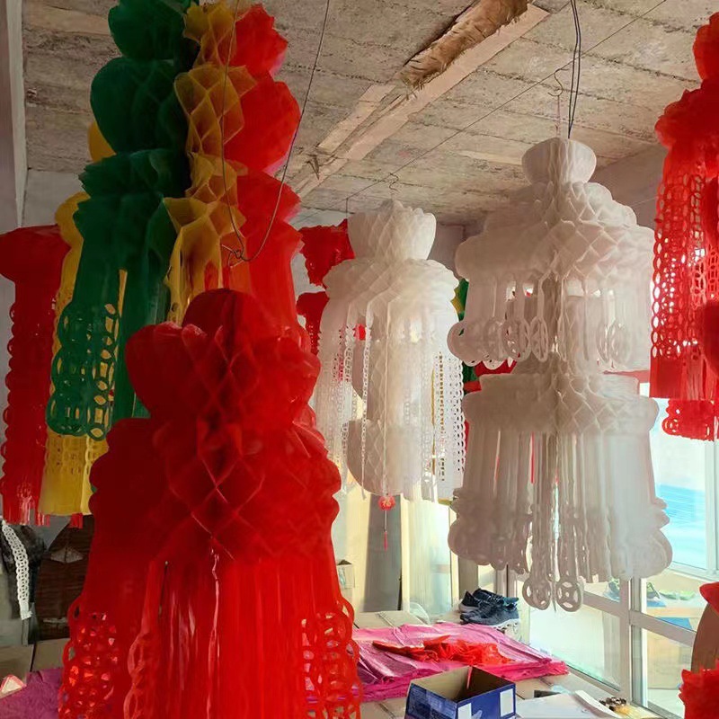 塑纸清明节灯笼挂清
