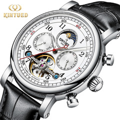 KINYUED luxury men's mechanical watch automatic mechanical hand openwork men's watch for export high-end mechanical watch
