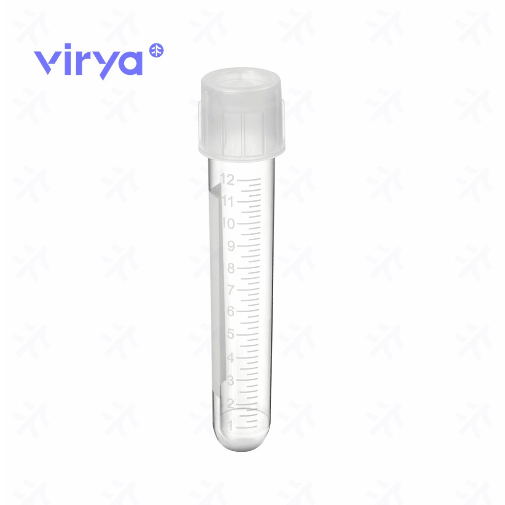 Virya12 мл встряхивания трубки 17x100 мм полипропиленовый материал стерилизация навалом Высокая термостойкость 3171216