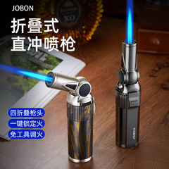 Jobon ポータブル折りたたみストレートライター誤操作防止火災継続燃焼キャンドルキャンプ焚き火ツール