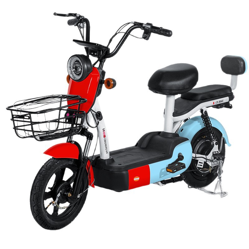 Bicicletas eléctricas de dos ruedas con batería de larga duración, directamente de fábrica, son populares para ventas transfronterizas y son ideales para el desplazamiento diario. image 5