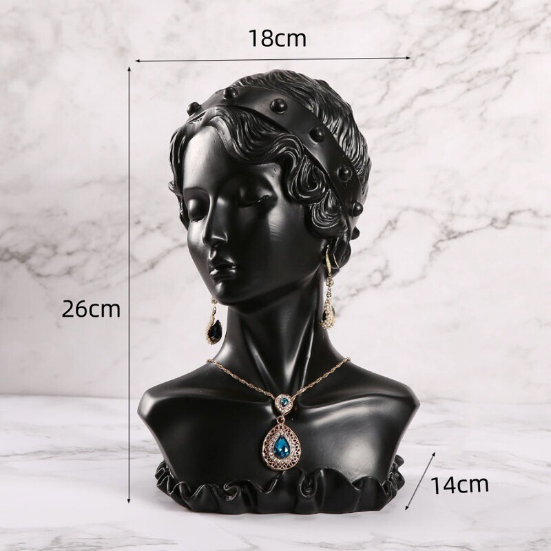 樹脂モデルジュエリー展示棚イヤリング棚掛けネックレス棚陳列ジュエリー展示道具|undefined