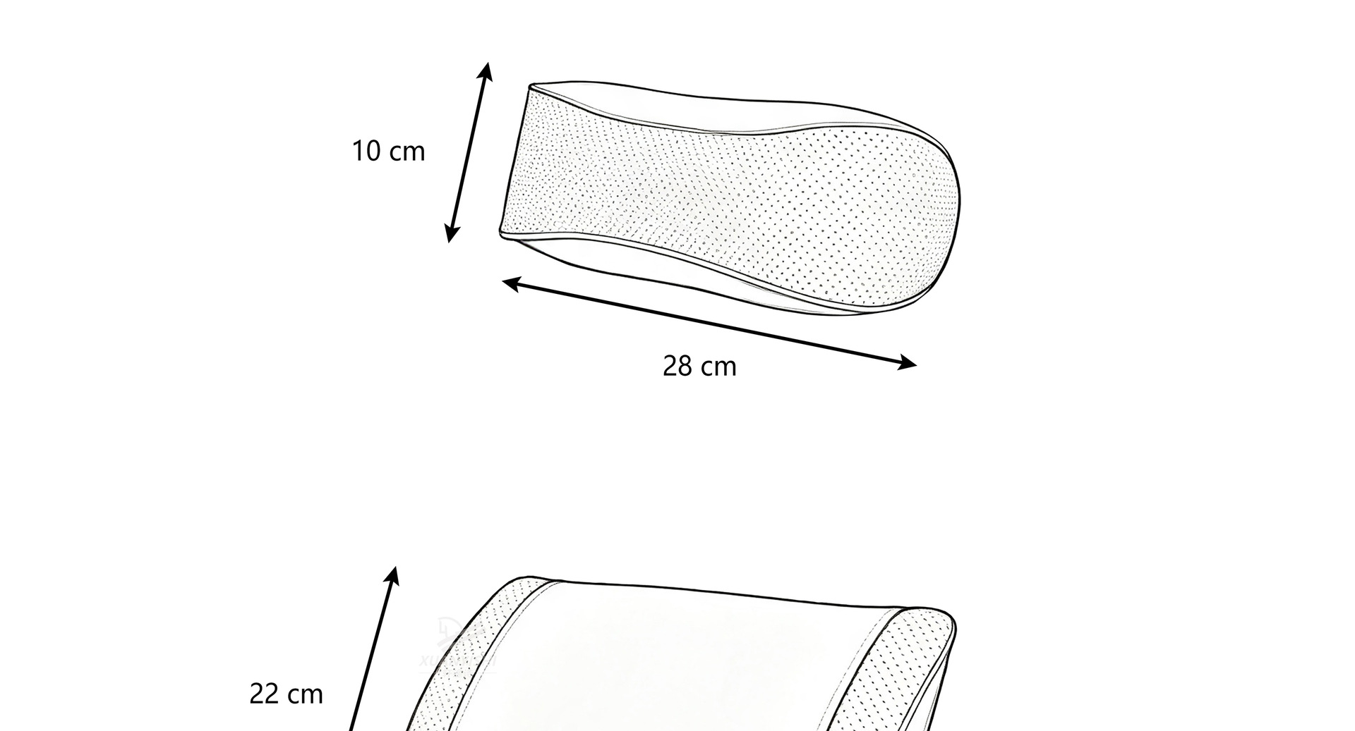 Car Seat Cushion Set Car Headrest Neck and Waist Support Artifact Car-Mounted Unisex Breathable Pillow Lumbar Support