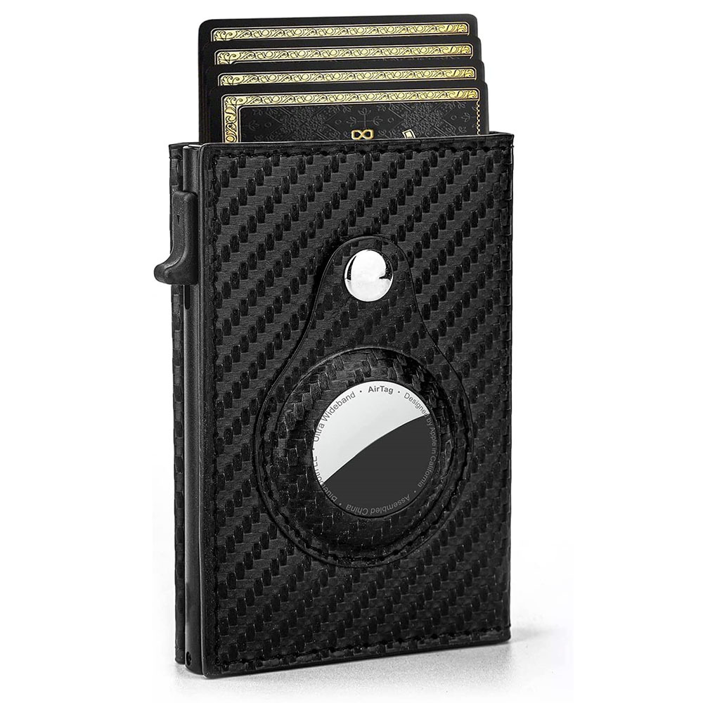 Crazy Horse Leather Wallet with Multi-Card Slots, Men's and Women's Style, Anti-Scramble, Positioning, Spring Card Wallet, Shenzhen Factory