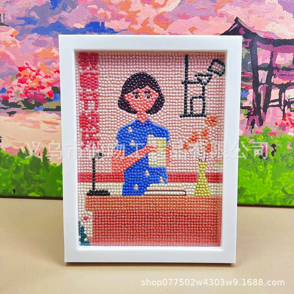 Набор для алмазной живописи Sanrio Kuromi, 17×22 см пластиковая рамка, набор для творчества DIY для детей