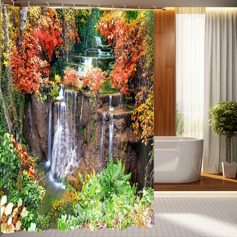 Waterproof curtain, (Cross-border trading)