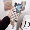 Total Mouse Mouse Pendant Applicable OPPOFINDN2FLIP flip checkerboard P50 folding latch rope mobile phone case