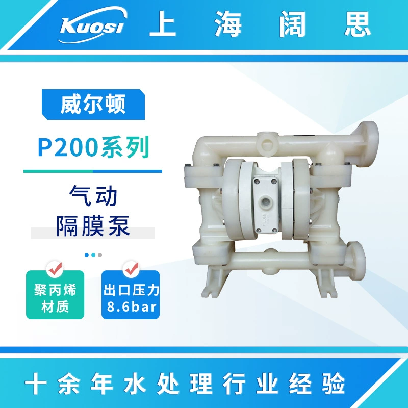 Wilden P200 серия инженерный пластиковый пневматический мембранный насос для перекачки химической жидкости пневматический насос