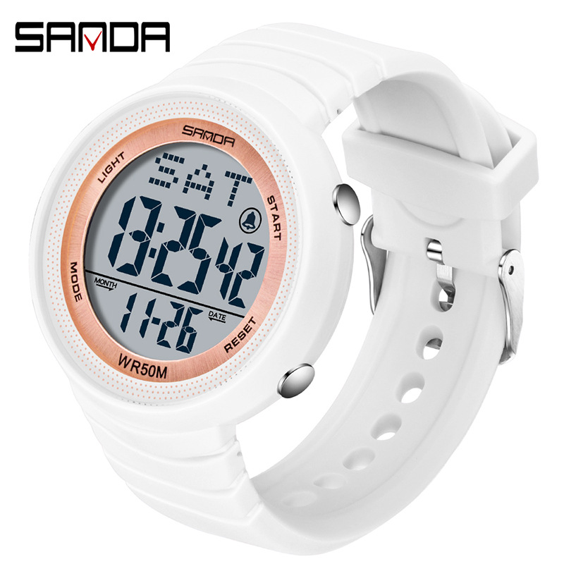 Waterproof universal fashionable digital watch for men and women