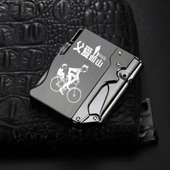 父親節禮物生日禮物大鋼炮打火機側腿點火復古炮造型防風藍焰批發