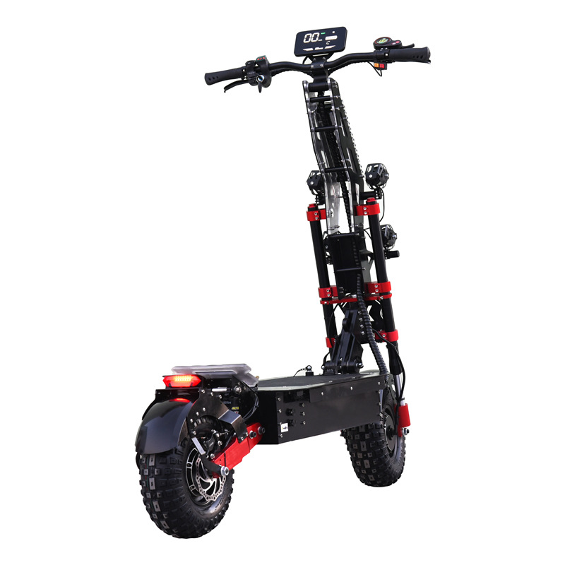 European overseas warehouse one-piece delivery x7 off-road folding adult walking muscle electric scooter double drive 8000W