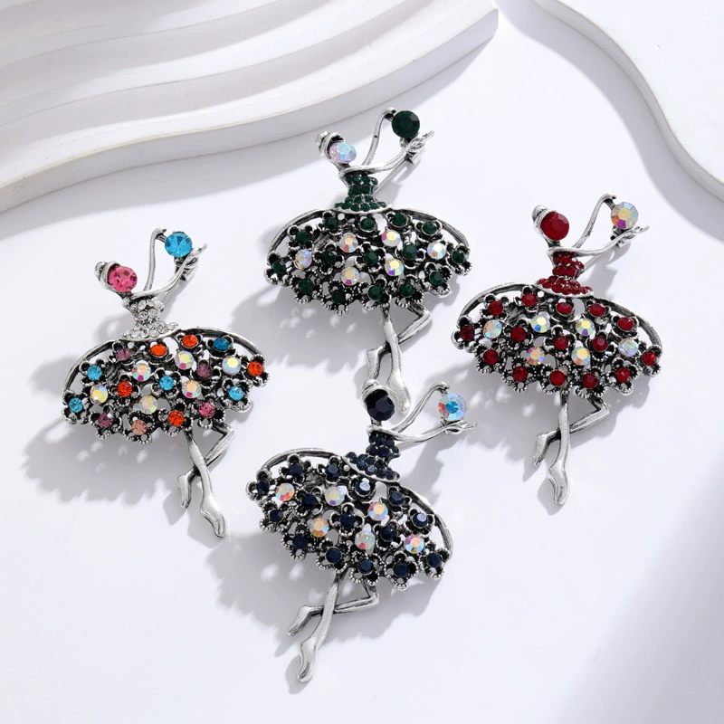 Trend fashionable high-end brooch, pin, sweater, suit, European style