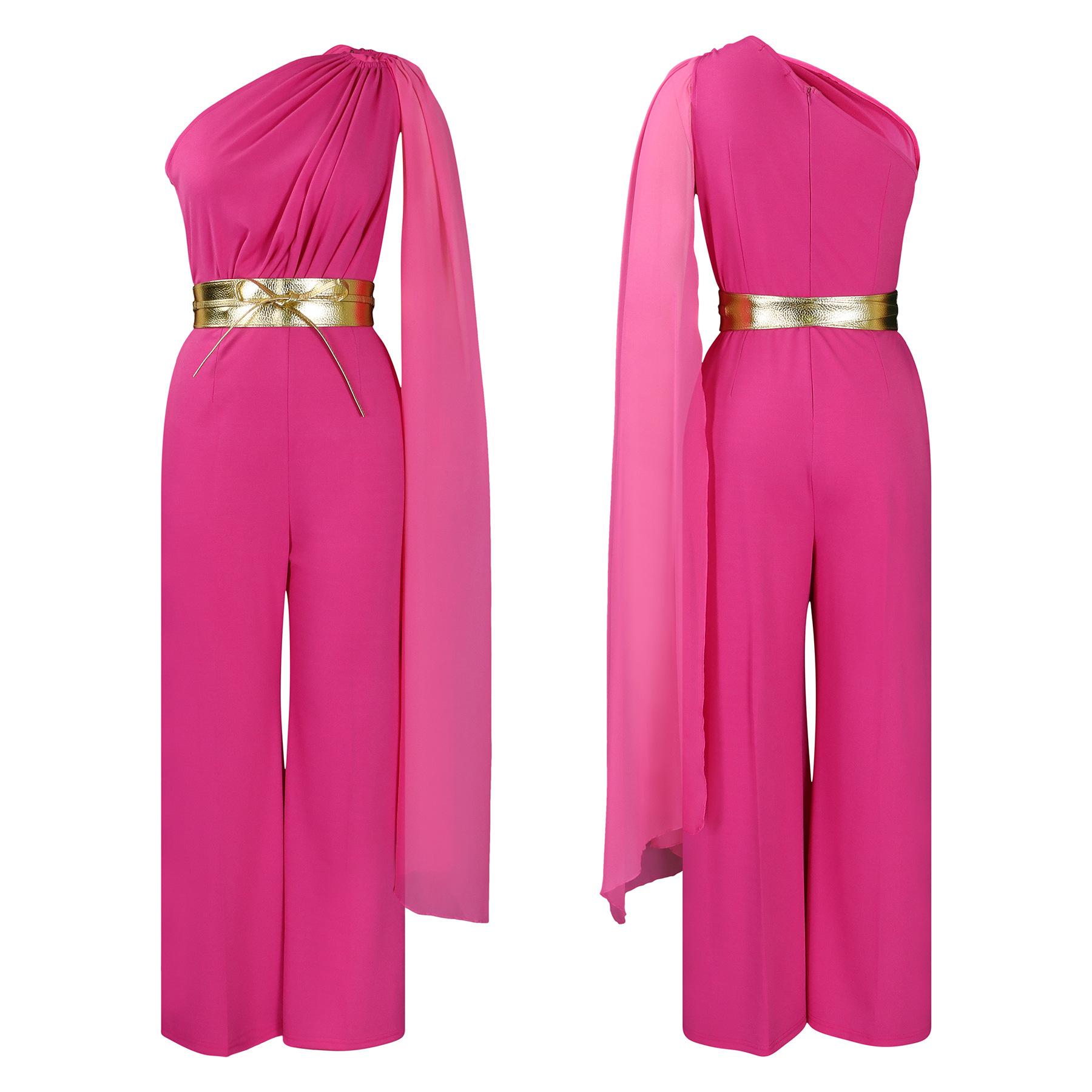 595g Weight Asymmetrical Sleeve Sleeve Length Full Length Pants Length Spandex, Polyester Fabric Type High Waist Waist Line Jumpsuits Pants Type Stretchy Elasticity Bodysuits Tops Type Holiday, Cocktail Party Occasion Slim Fit Type Solid Color Pattern Summer, Spring Season Women's Gender Sexy, Streetwear Style Women's Holiday Cocktail Party Bodysuits Sexy Streetwear Solid Color Full Length Jumpsuits 44