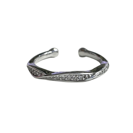 Simple new fashion small open ring Women's cool style all-match high-grade light luxury index finger ring niche