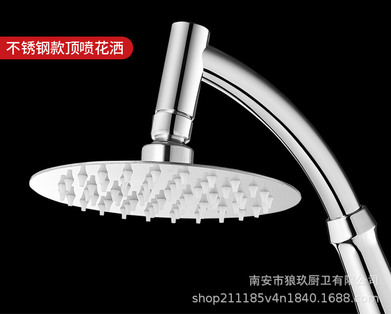 Factory direct supply of 6-inch shower heads. Wholesale of thin pressure-increasing handheld overhead universal head shower head sets undefined