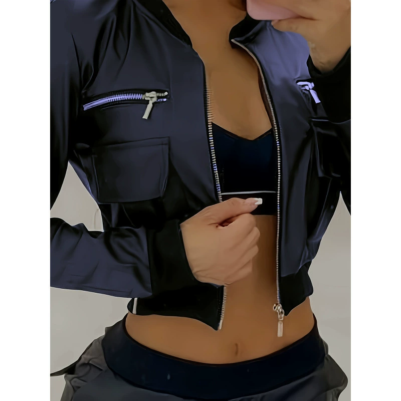 Jacket Y2K Long Sleeve Jacket For Spring Fall Women