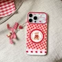 苹果17promaxiphone16红白手机壳