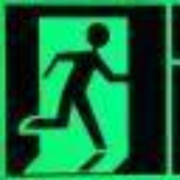 【厂家供应】夜光膜印刷贴纸 蓄光纸不干胶标签 发光纸不干胶标贴