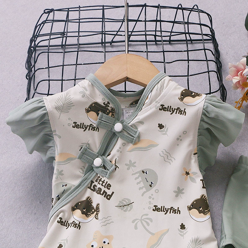 2025 новый свежий детский купальник женский