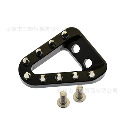 Husqvarna Rear Footrest Triangle Head, Motorcycle pedals - bevel-brake-head-black