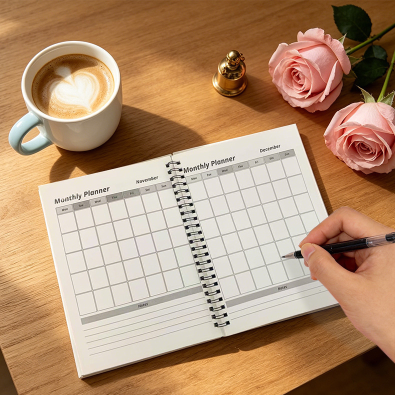 Cross-Border New Product: Emotion Management Journal, Recipe Notebook, Self-Improvement Planner, Fun and Creative Notebook