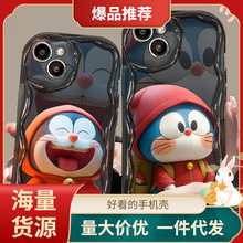 哆啦A梦15promax手机壳可爱女款iPhone13全包软壳xs/xr全新百搭