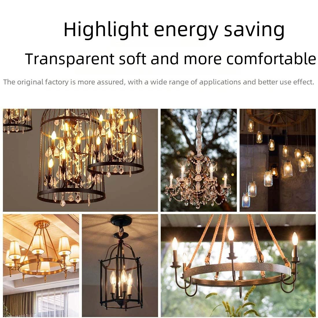 E14 C35 filament LED Edison amber bronze colored pendant light source tail-end bubble cross-border special supply
