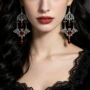 跨境复古哥特吸血鬼耳坠