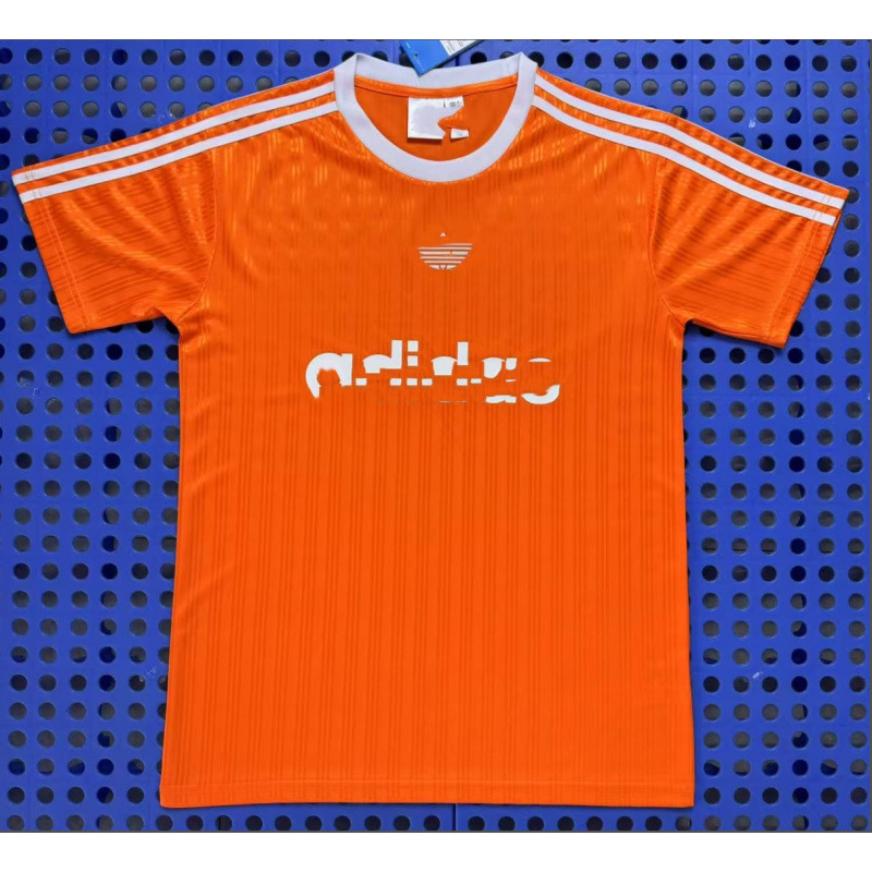 아디다스 클로버 티셔츠 오렌지