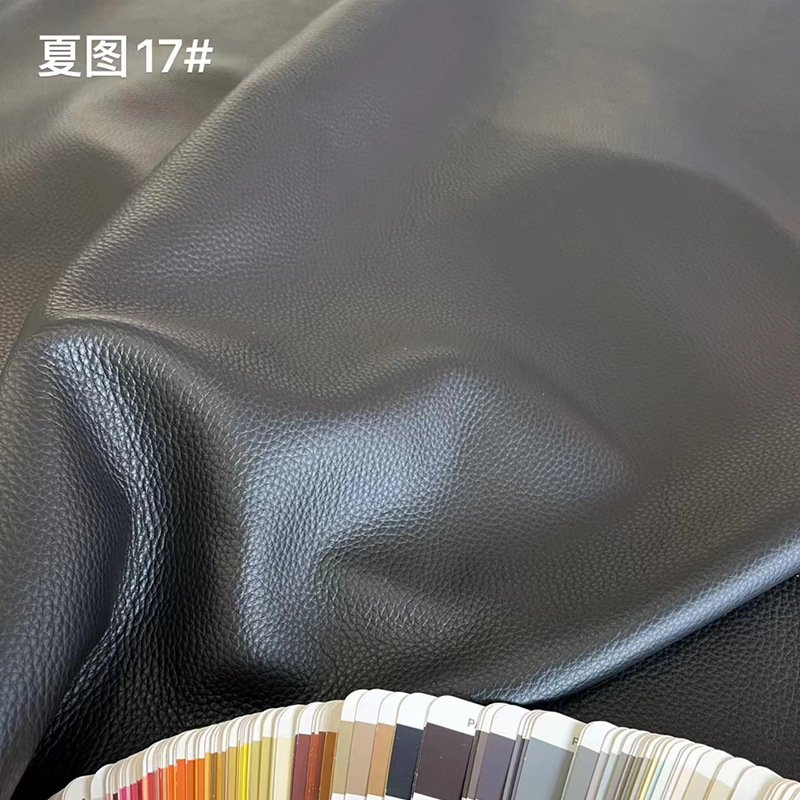 First-Layer Full-Grain Cowhide Leather for Sofas, Soft Cowhide Whole Sheets for Car Interior Modification, Genuine Leather Seat Material Manufacturer