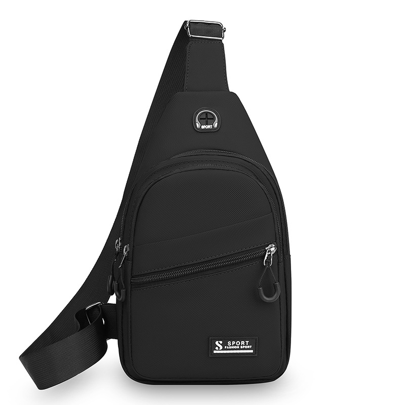 Nuevo bolso de pecho de moda para hombres gran capacidad versátil bolso portátil al aire libre bolso de bicicleta multicapa simple bolso de hombro