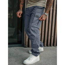 S 15505 Multi-pocket American Straight Cargo Pants �ඵ��ʽ