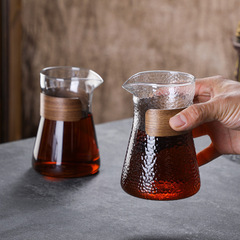 Wholesale high borosilicate glass hand brewed coffee pot Japanese hanging ear coffee sharing pot coffee cup coffee pot set