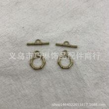 DIY手作饰品配件连接扣竹节多边形OT扣手链珍珠项链条首尾链