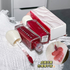 PinkyFocus幽淡純欲鏡面唇釉顯白不易沾杯成膜嘟嘟唇水光鏡面唇釉