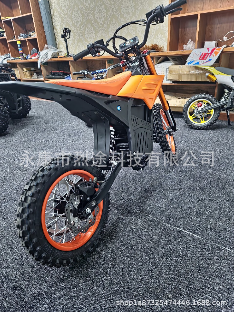 48V2000W Off-Road Electric Motorcycle Two-Wheeled Outdoor Riding Competition Electric Motorcycle Adult High-Speed Off-Road Venue Vehicle