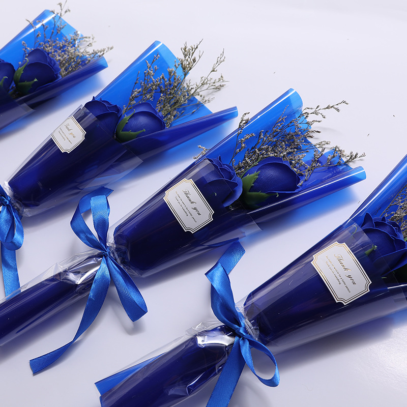 Ramo de flores eternas en caja, regalo para San Valentín y Día de la Madre.