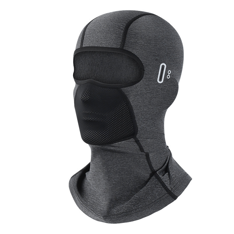 Winter Fleece-Skimaske Motorrad-Reitmaske Lätzchen Outdoor-Bergsteigen Winddichte und kaltwarme Kopfbedeckung_voghion.com