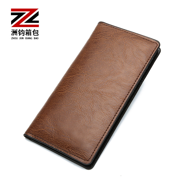 Cartera para hombres con multiple tarjetas - Textura de negocios retro, incluye cartera de tarjetas y monedero, venta al por mayor de fábrica, transfronteriza