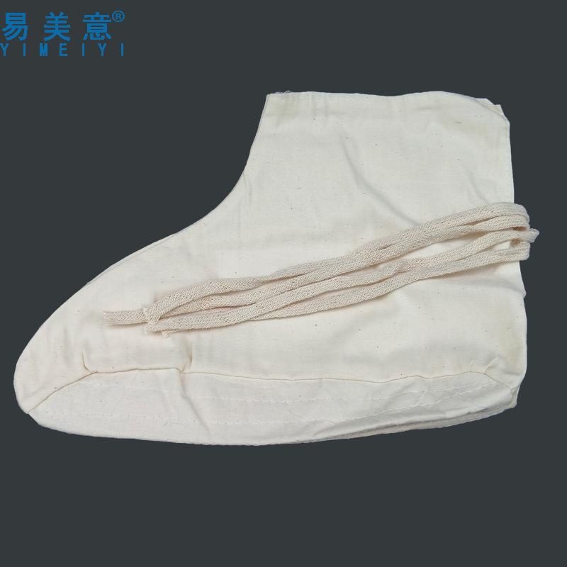 纯棉劳保白布袜套  均码双层雨鞋靴内胆 中筒 矿井打洞工厂用袜子