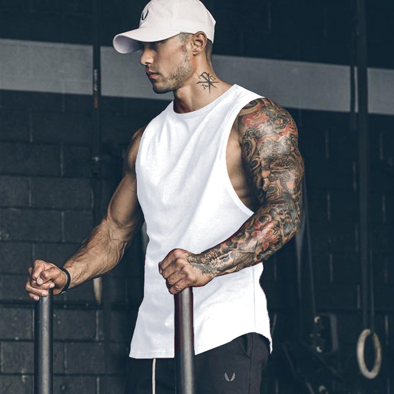 Muscle Men's quick-drying thin sports vest fitness training breathable sleeveless shirt outdoor running Stretch Slim waistcoat Muscle Men's quick-drying thin sports vest fitness training breathable sleeveless shirt outdoor running Stretch Slim waistcoat