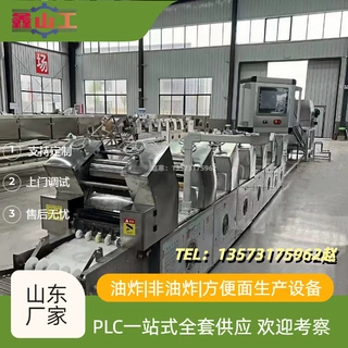 方便面成型机设备 自动化油炸干脆面生产流水线机器