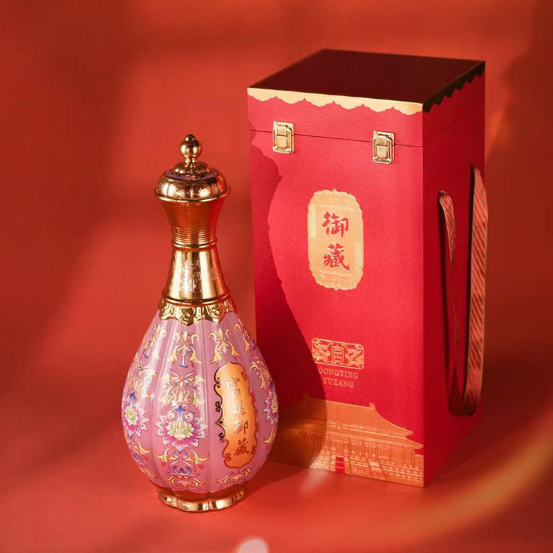 Palace Royal Collection 빈 와인병 선물 상자 포함 [파우더]