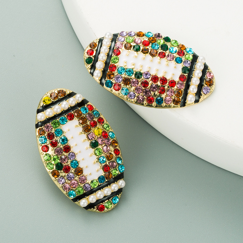 Housewarming, Anniversary, Business, Wedding, Travel, Birthday, Festival Occasion Fashion Diamond Alloy Artificial Gemstones Earrings